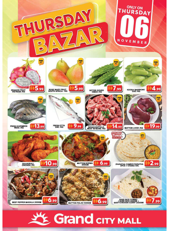 Thursday Bazar - Grand City Mall