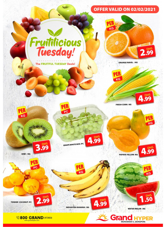 Fruitilicious Tuesday - Grand Hyper Muhaisnah