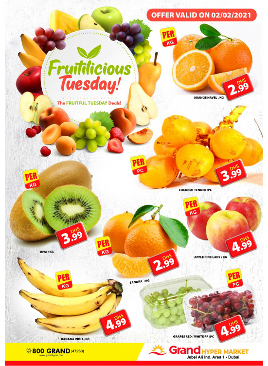 Fruitilicious Tuesday - Grand Hypermarket Jebel Ali