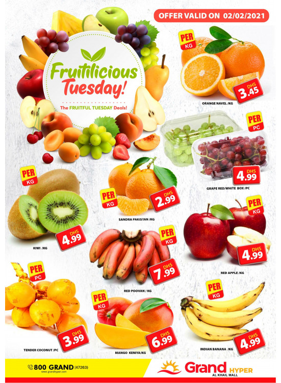 Fruitilicious Tuesday - Grand Hyper Al Khail Mall