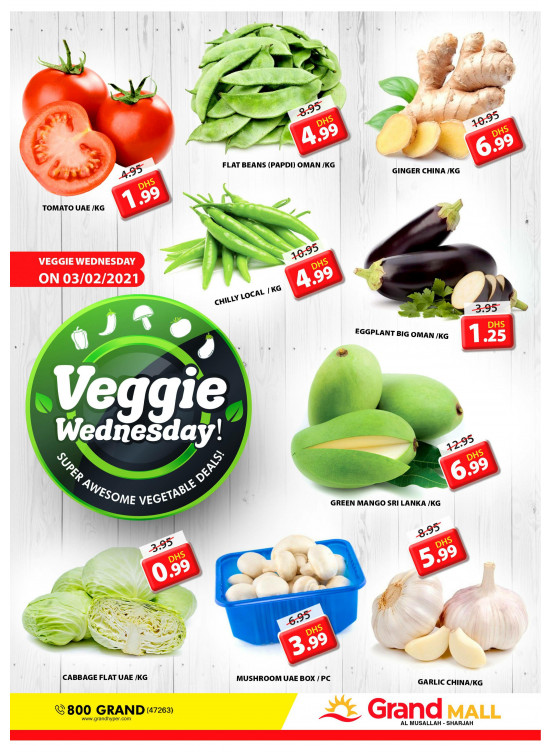Veggie Wednesday - Grand Mall Sharjah