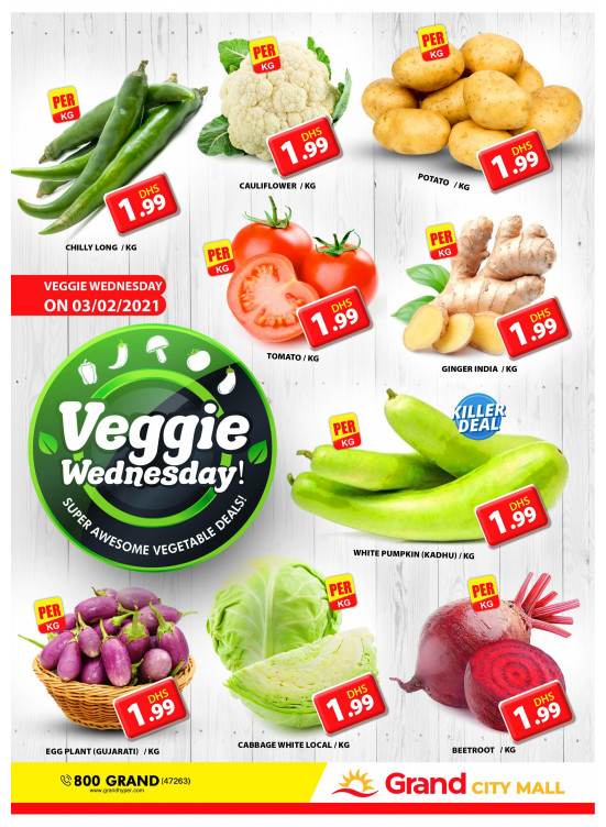 Veggie Wednesday - Grand City Mall