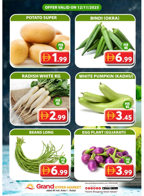 Veggie Wednesday - Grand Hypermarket Jebel Ali