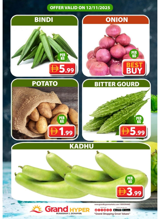 Veggie Wednesday - Grand Hyper Muhaisnah