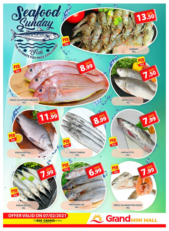 Seafood Sunday - Grand Mini Mall