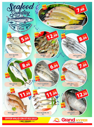 Seafood Sunday - Grand Hyper Muhaisnah