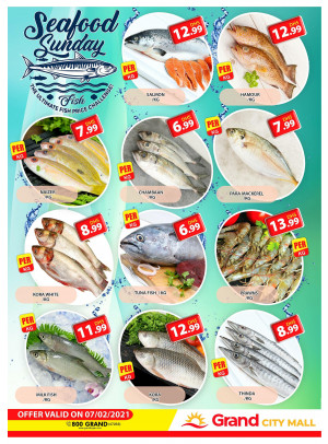 Seafood Sunday - Grand City Mall