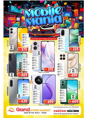 Mobile Mania - Grand Hypermarket Jebel Ali