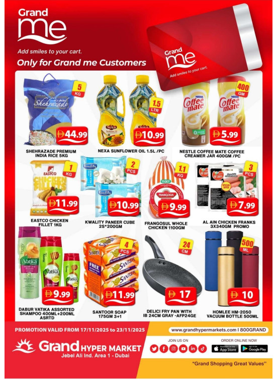 Grand Me Deals - Grand Hypermarket Jebel Ali