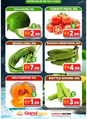 Veggie Wednesday - Grand Mall Sharjah