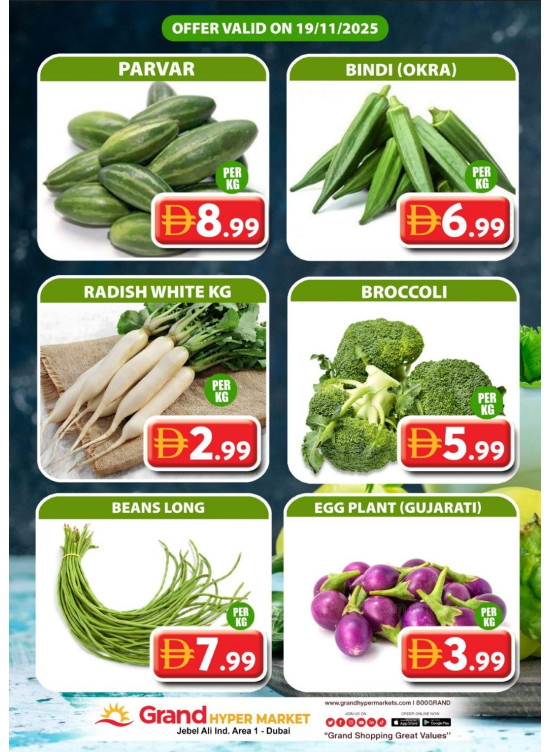Veggie Wednesday - Grand Hypermarket Jebel Ali