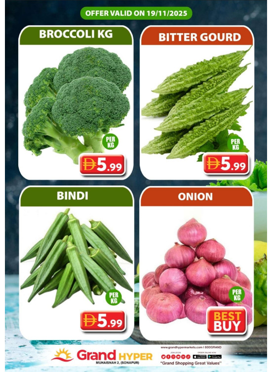 Veggie Wednesday - Grand Hyper Muhaisnah