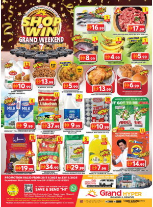 Weekend Deals - Grand Hyper Muhaisnah