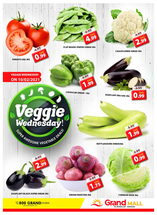 Veggie Wednesday - Grand Mall Sharjah