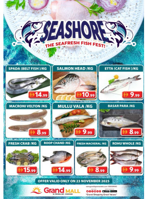 Seafood Sunday - Grand Mall Sharjah