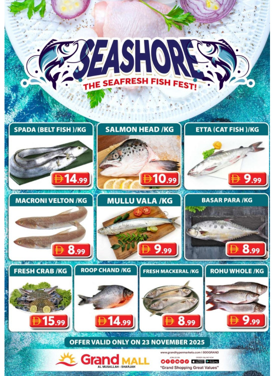 Seafood Sunday - Grand Mall Sharjah