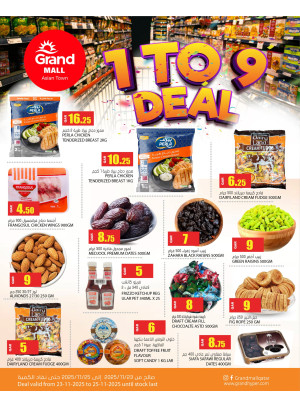 1 to 9 QAR Deals - Asian Town