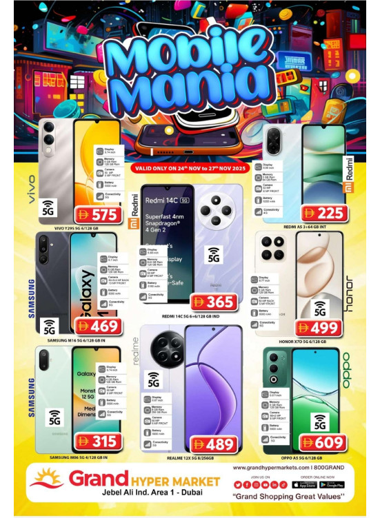 Mobile Mania - Grand Hypermarket Jebel Ali
