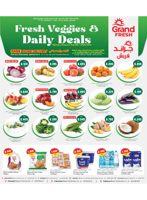 Fresh Veggies Daily Deals