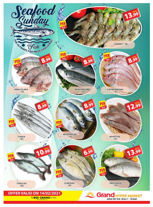 Seafood Sunday - Grand Hypermarket Jebel Ali