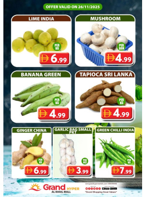 Veggie Wednesday - Grand Hyper Al khail Mall