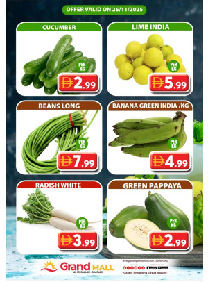 Veggie Wednesday - Grand Mall Sharjah