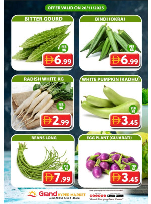 Veggie Wednesday - Grand Hypermarket Jebel Ali