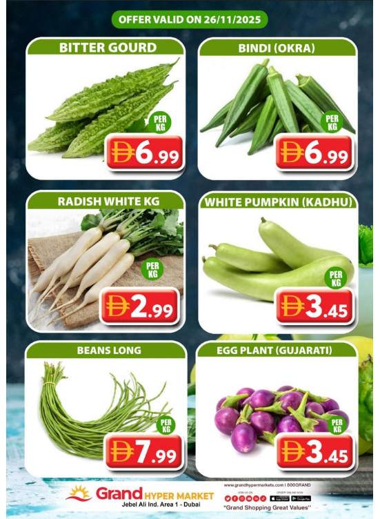 Veggie Wednesday - Grand Hypermarket Jebel Ali