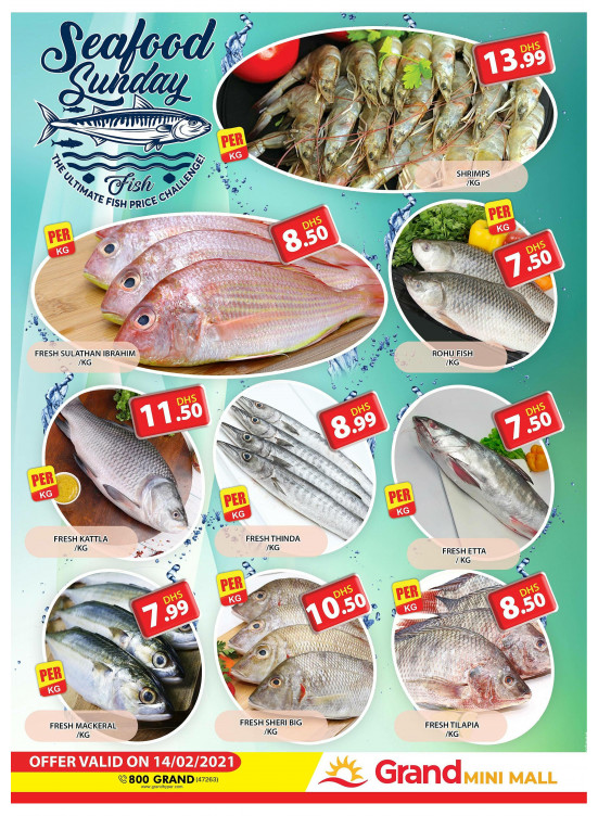Seafood Sunday - Grand Mini Mall
