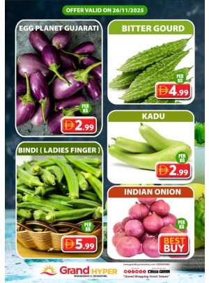 Veggie Wednesday - Grand Hyper Muhaisnah