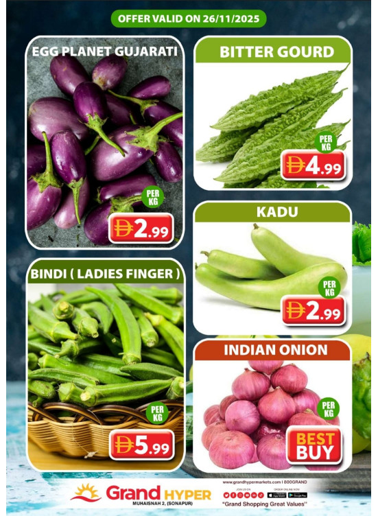 Veggie Wednesday - Grand Hyper Muhaisnah