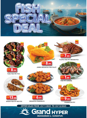 Fish Special Deals - Grand Hyper Muhaisnah