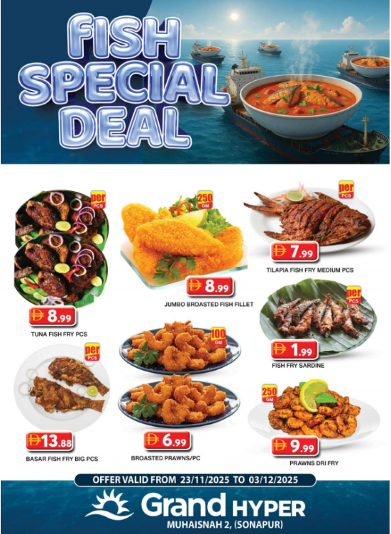 Fish Special Deals - Grand Hyper Muhaisnah