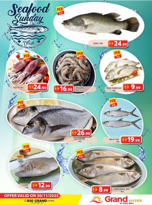 Seafood Sunday - Grand Hyper Al Khail Mall