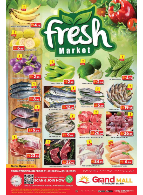 Fresh Market - Grand Mall Sharjah