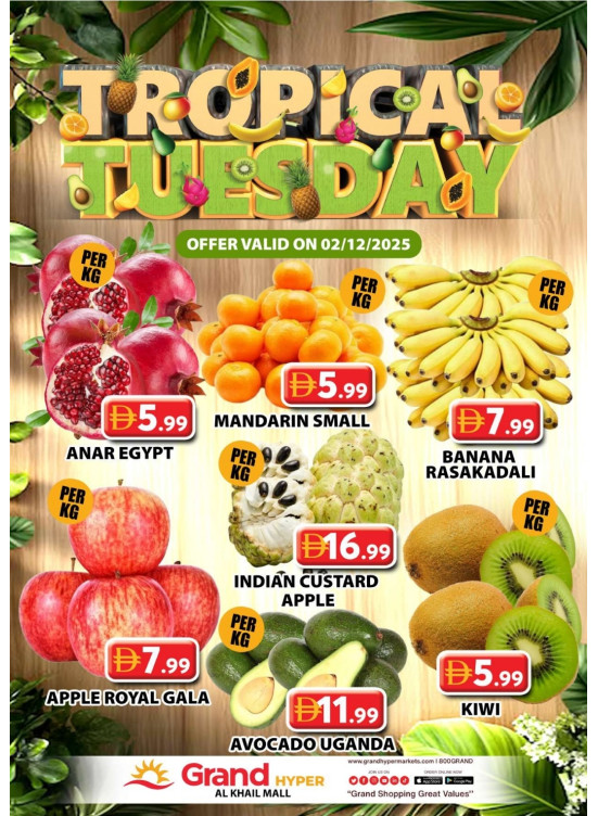 Fruitilicious Tuesday - Grand Hyper Al Khail Mall