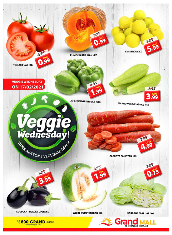 Veggie Wednesday - Grand Mall Sharjah