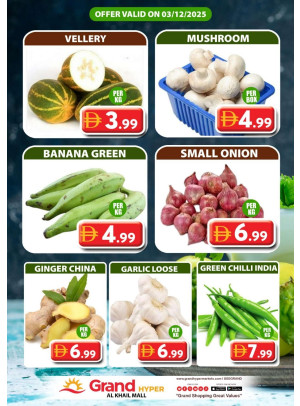 Veggie Wednesday - Grand Hyper Al khail Mall