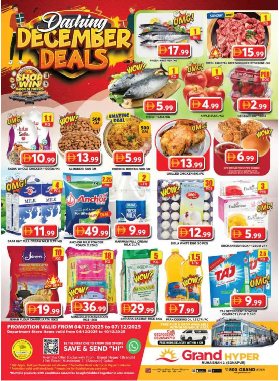 Weekend Deals - Grand Hyper Muhaisnah