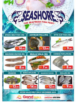 Seafood Sunday - Grand Mall Sharjah