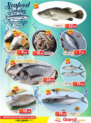 Seafood Sunday - Grand Hyper Al Khail Mall