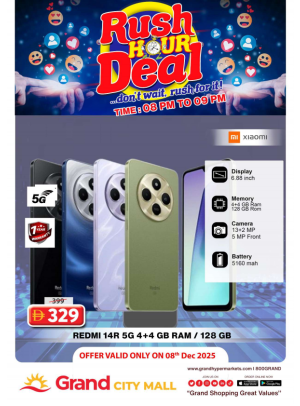 Rush Hour Deal - Grand City Mall