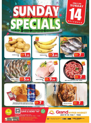 Sunday Specials - Grand Hypermarket Jebel Ali