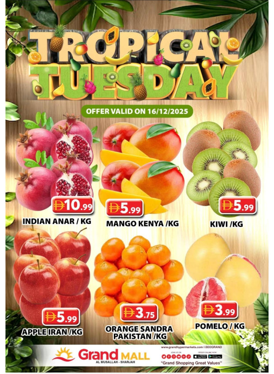 Fruitilicious Tuesday - Grand Mall Sharjah