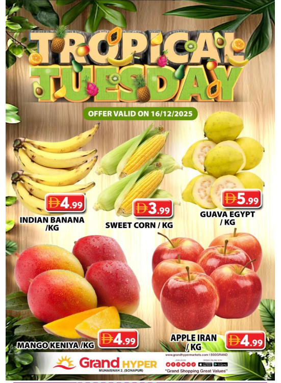 Fruitilicious Tuesday - Grand Hyper Muhaisnah