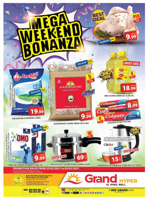 Mega Weekend Bonanza - Grand Hyper Al Khail Mall