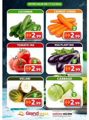 Veggie Wednesday - Grand Hyper Mall Sharjah