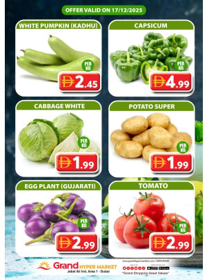 Veggie Wednesday - Grand Hypermarket Jebel Ali