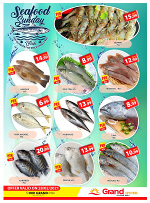 Seafood Sunday - Grand Hyper Al Khail Mall