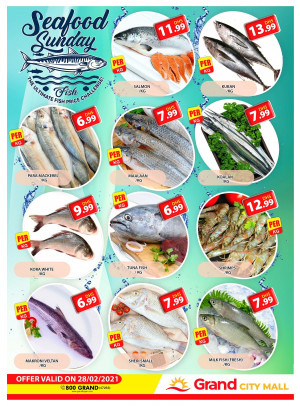 Seafood Sunday - Grand City Mall